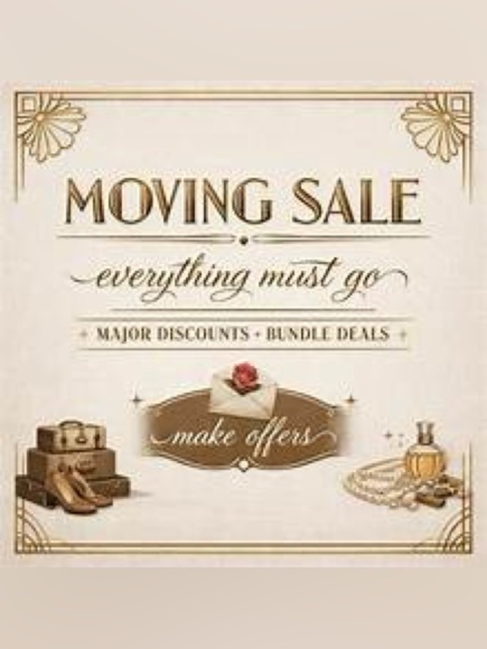 Moving sale!
